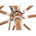 Marine-grade teak umbrella by Tuuci Ocean Master Max Nautical Teak Casa Design Group