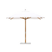Marine-grade teak umbrella by Tuuci Ocean Master Max Nautical Teak Casa Design Group