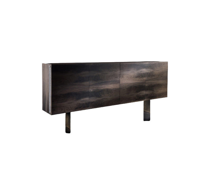 High End Upper Side Cabinet by Henge Casa Design Group