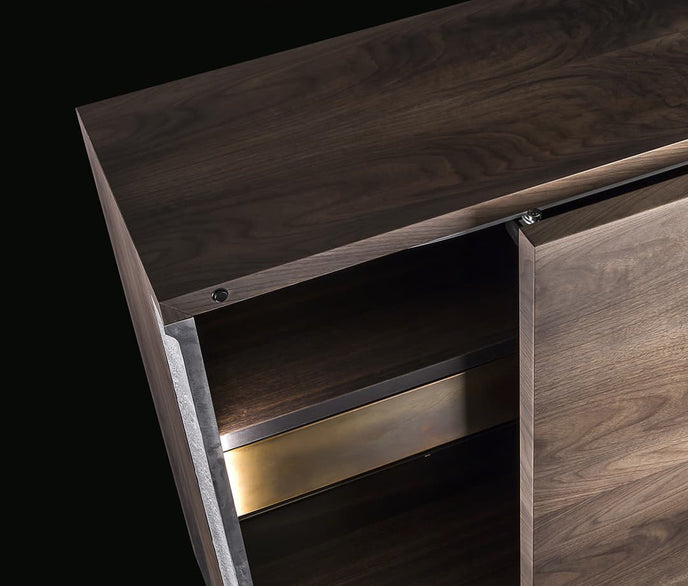 High End Upper Side Cabinet by Henge Casa Design Groupnge