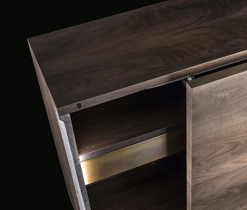 High End Upper Side Cabinet by Henge Casa Design Groupnge