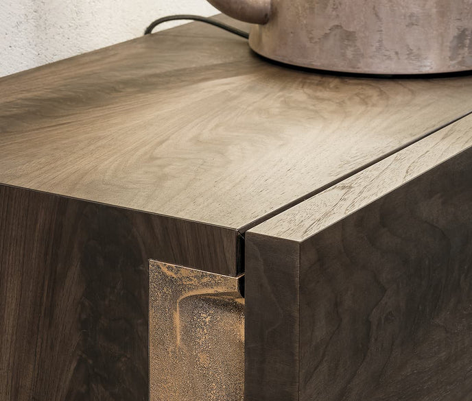 High End Upper Side Cabinet by Henge Casa Design Group