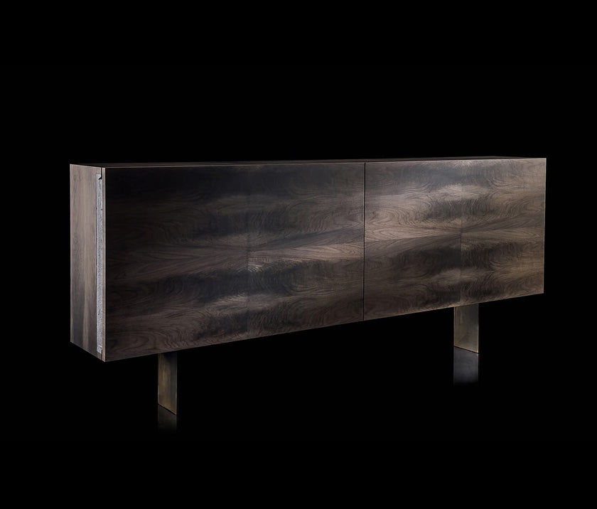 High End Upper Side Cabinet by Henge Casa Design Group