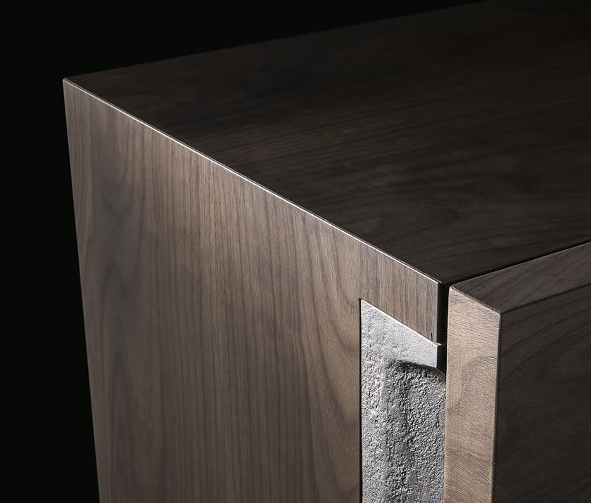 High End Upper Side Cabinet by Henge Casa Design Group