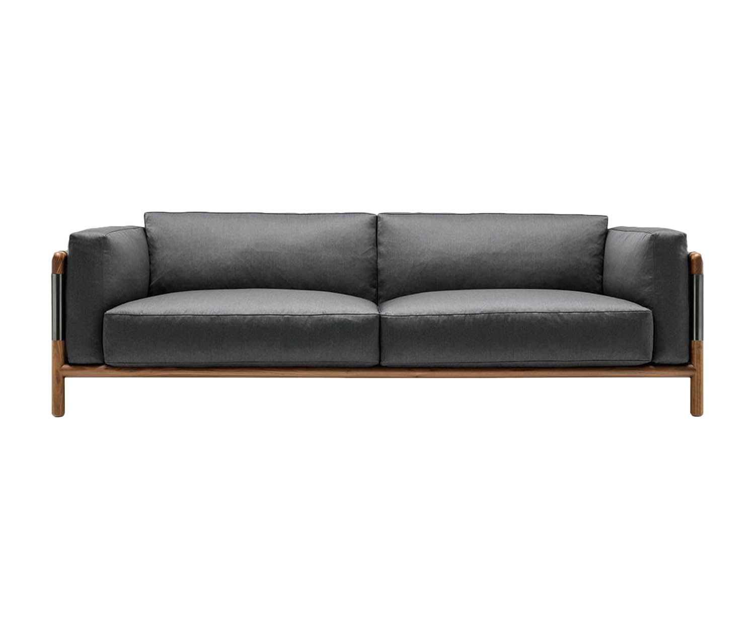 Urban Sofa by Giorgetti featuring Canaletto walnut construction, goose-down cushions, and contemporary Italian design | Casa Design Group