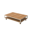 Vineyard Rectasngular Coffee Table With Wheels | Vondom