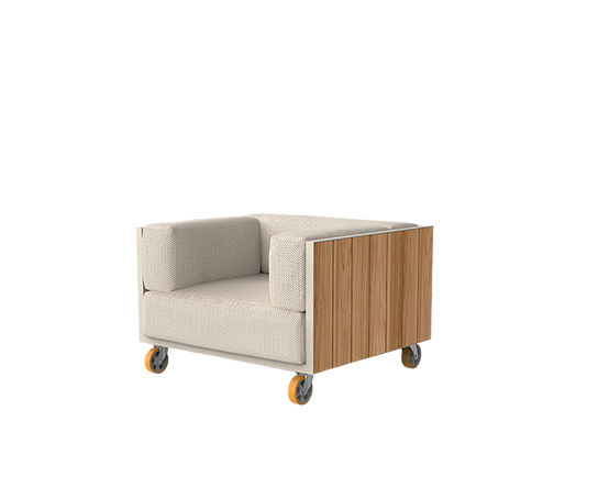 Vineyard Lounge Chair With Wheels | Vondom 