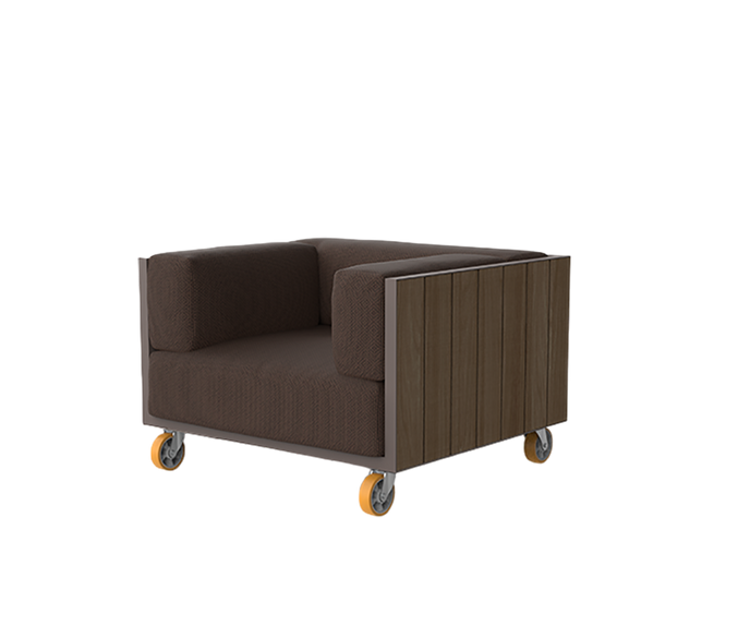Vineyard Lounge Chair With Wheels | Vondom 