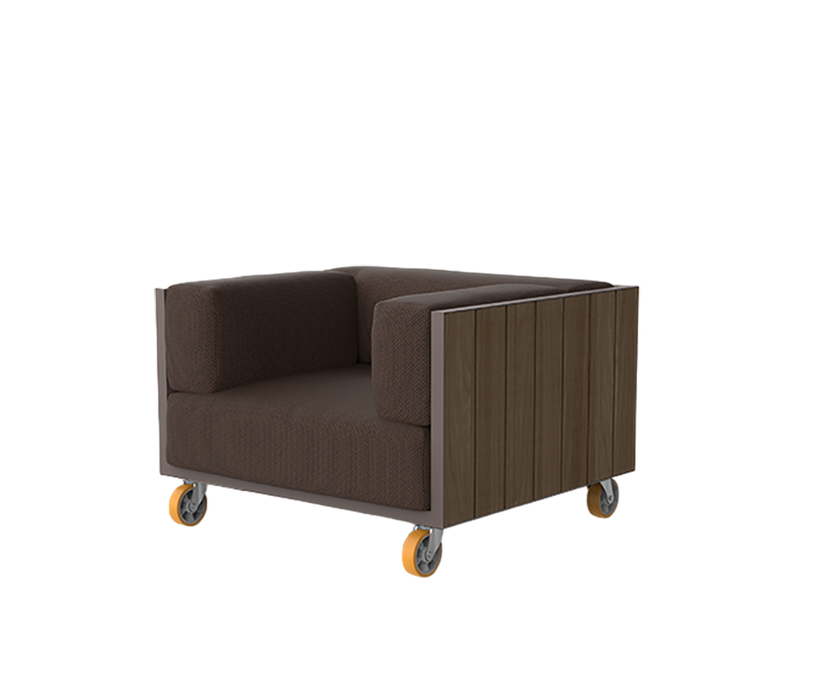 Vineyard Lounge Chair With Wheels | Vondom 
