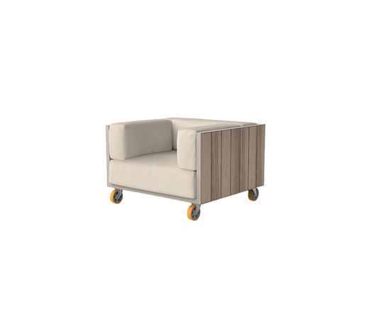 Vineyard Lounge Chair With Wheels | Vondom 
