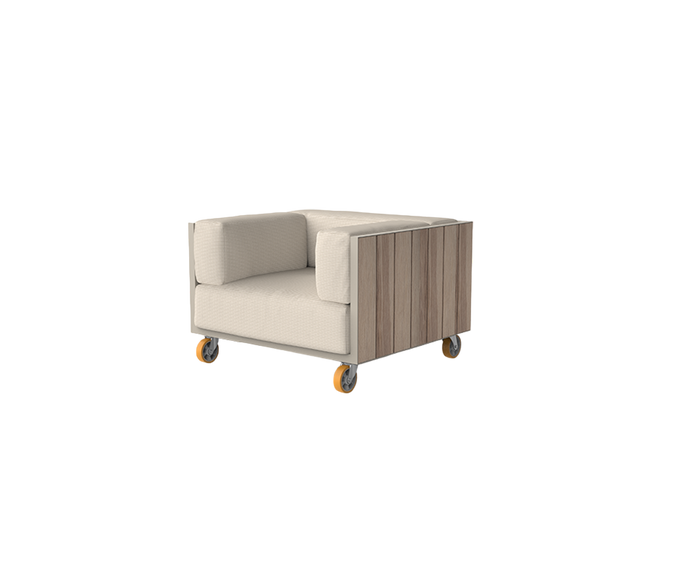 Vineyard Lounge Chair With Wheels | Vondom 