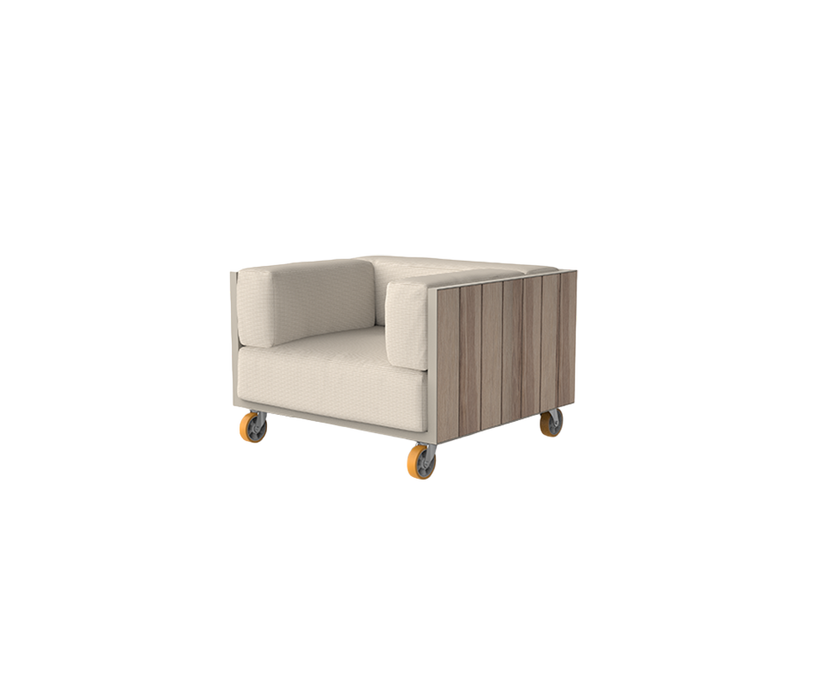 Vineyard Lounge Chair With Wheels | Vondom 