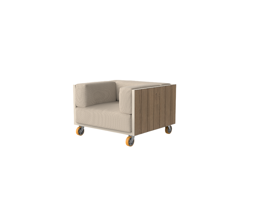 Vineyard Lounge Chair With Wheels | Vondom 