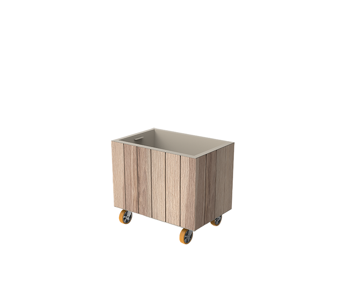 Vineyard Planter With Wheels | Vondom