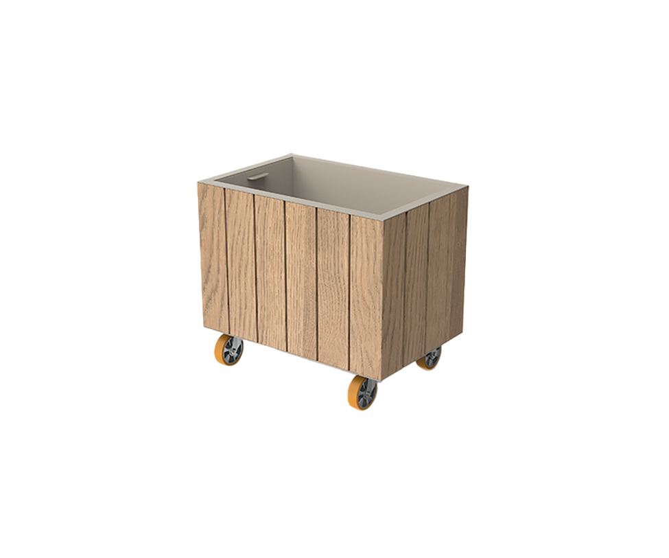 Vineyard Planter With Wheels | Vondom