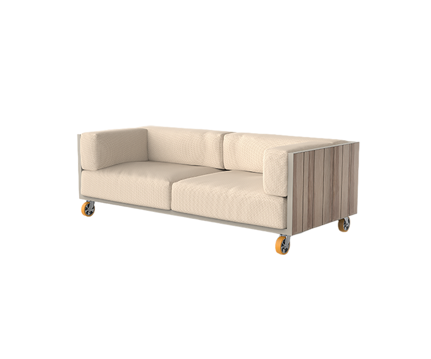 Vineyard 2 Seater Sofa With Wheel | Vondom