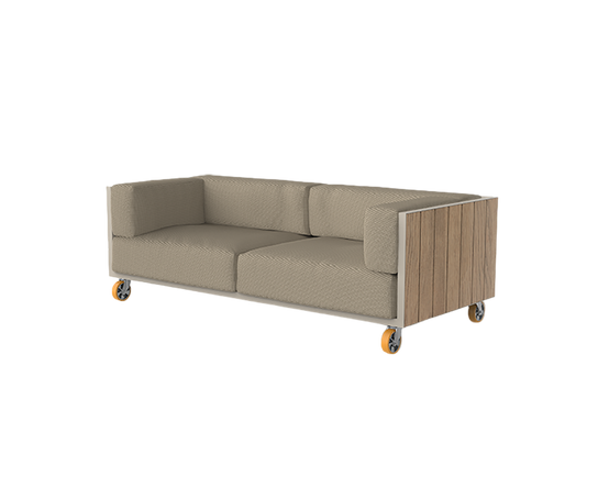 Vineyard 2 Seater Sofa With Wheel | Vondom