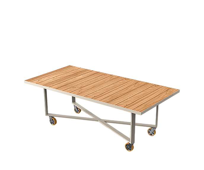Vineyard Dining Table With Wheels | Vondom