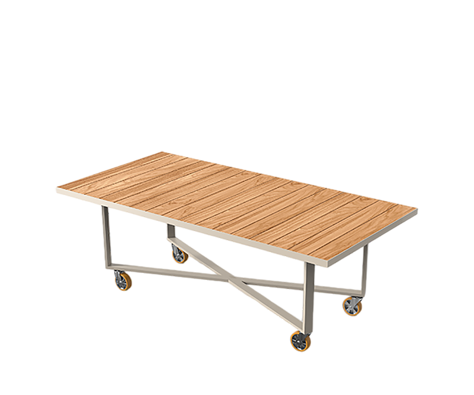 Vineyard Dining Table With Wheels | Vondom