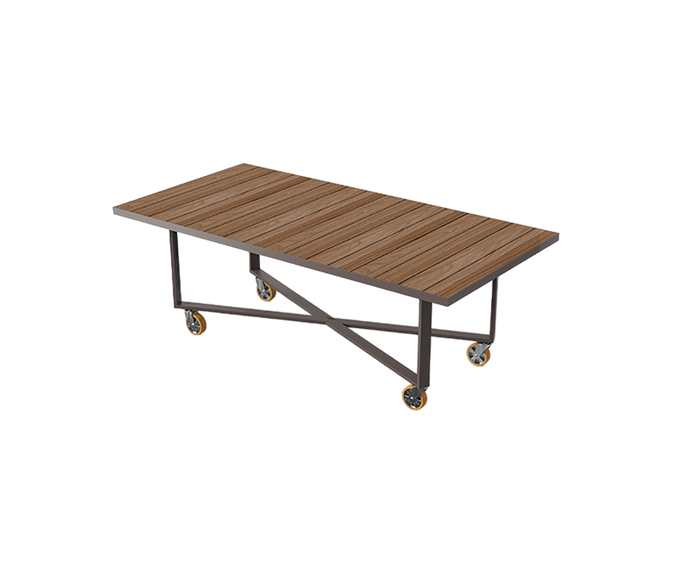 Vineyard Dining Table With Wheels | Vondom