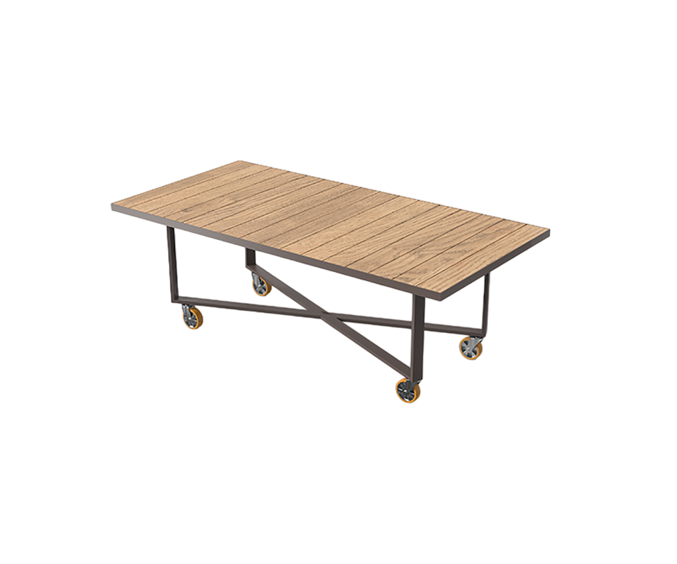 Vineyard Dining Table With Wheels | Vondom