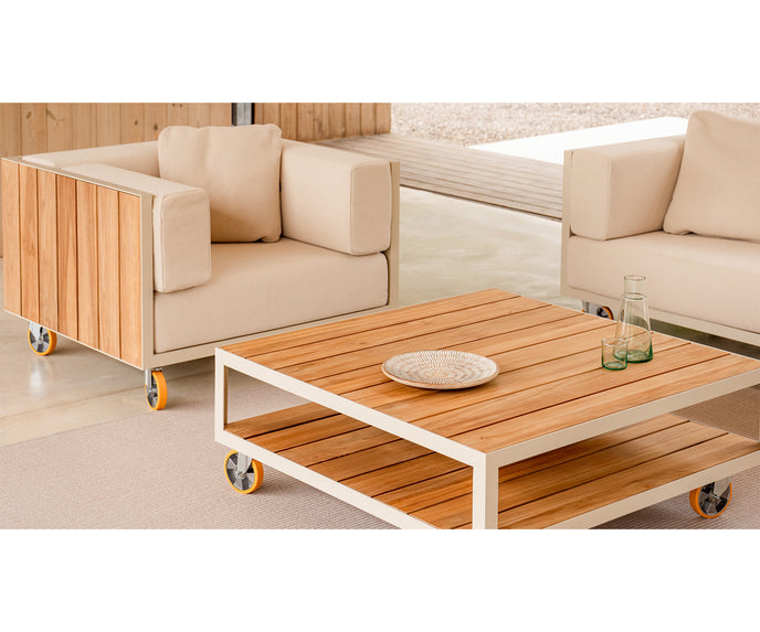 Vineyard Coffee Table With Wheels | Vondom