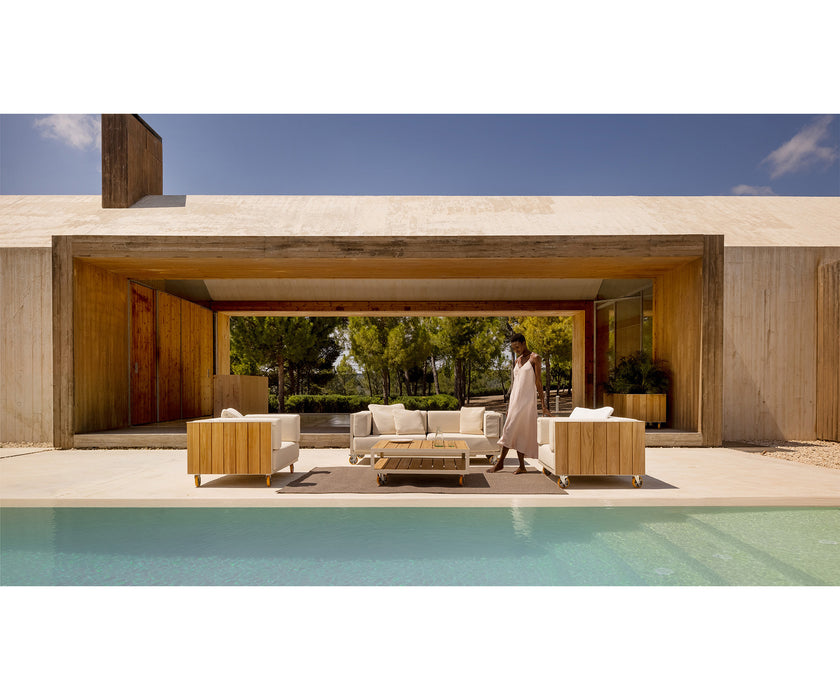 Vineyard Lounge Chair With Wheels | Vondom 