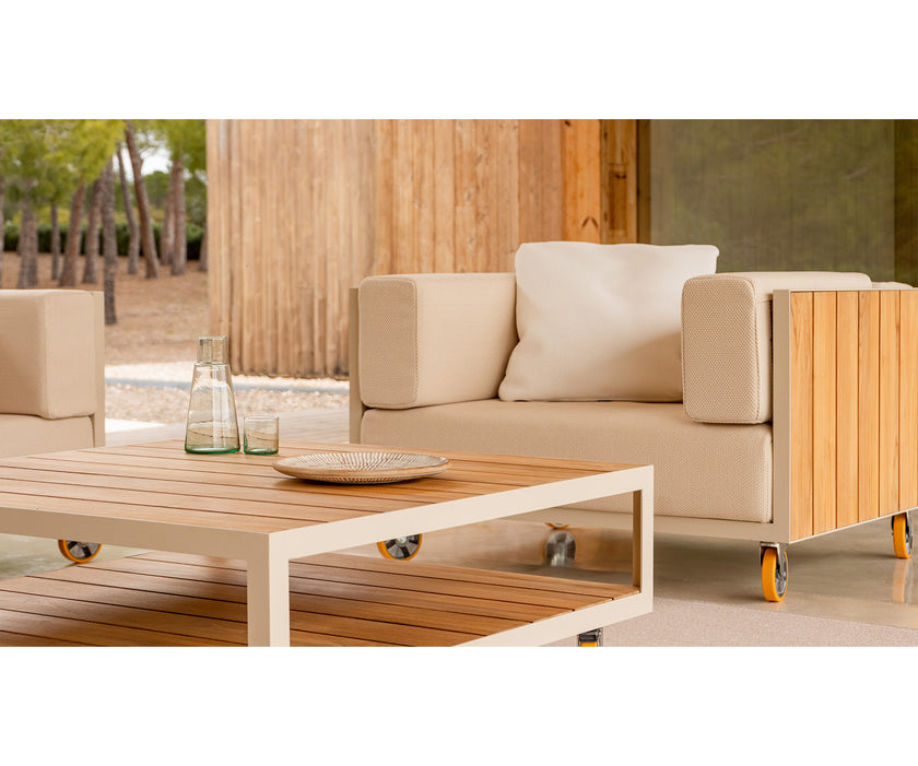 Vineyard Lounge Chair With Wheels | Vondom 