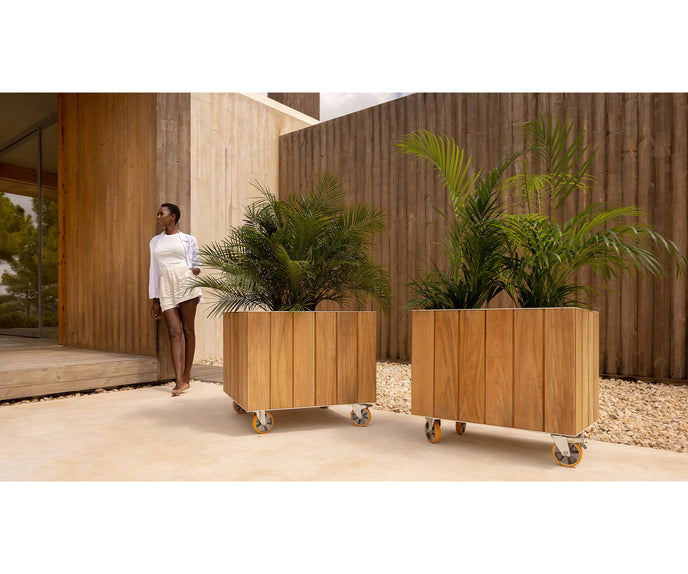 Vineyard Planter With Wheels | Vondom