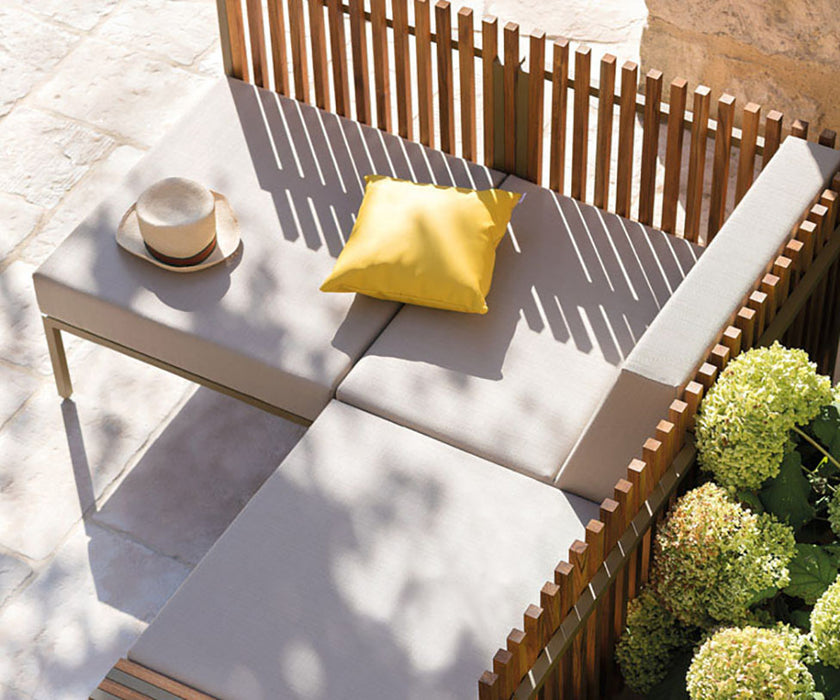 Sutra Ottoman Module Outdoor Sofa I Ego Paris