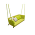 Luxury Wabi Outdoor Suspended Seat by Paola Lenti  with Natural WoodCasa Design Group