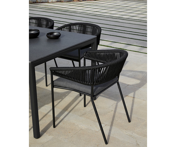 High End Weave Outdoor Dining Armchair by Point 1920 Casa Design Group