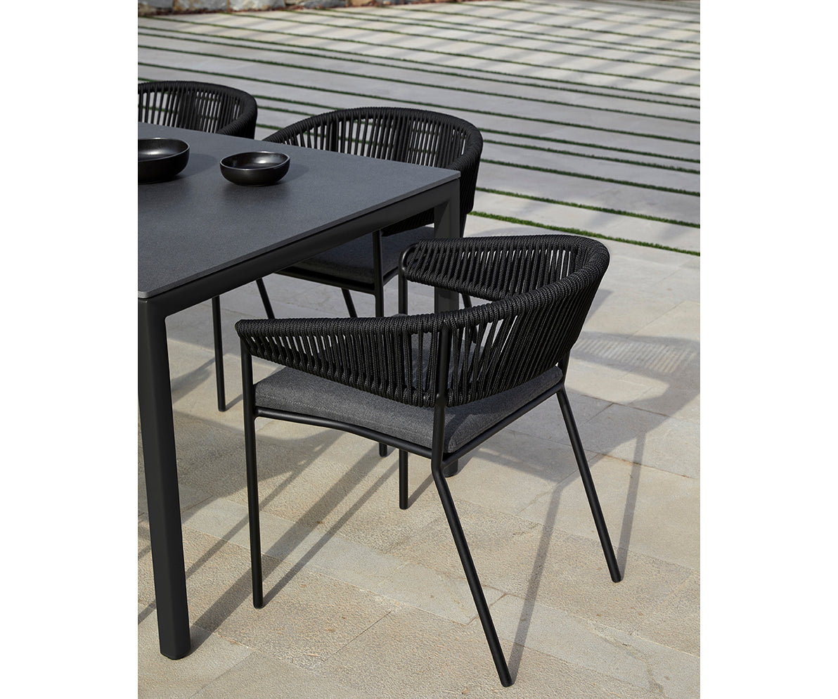 Stylish Weave Outdoor Dining Armchair by Point | Casa Design Group