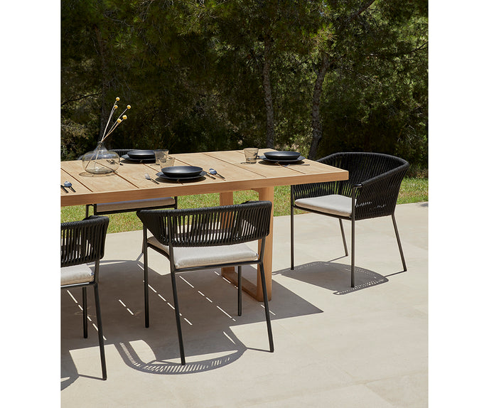 High End Weave Outdoor Dining Armchair by Point 1920 Casa Design Group