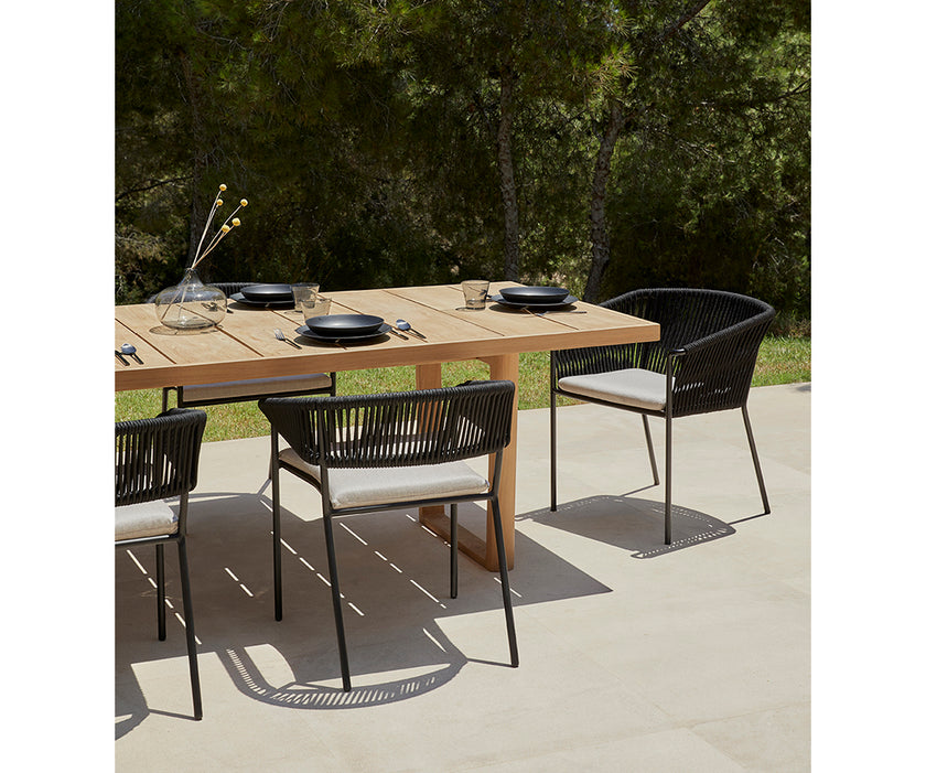 High End Weave Outdoor Dining Armchair by Point 1920 Casa Design Group