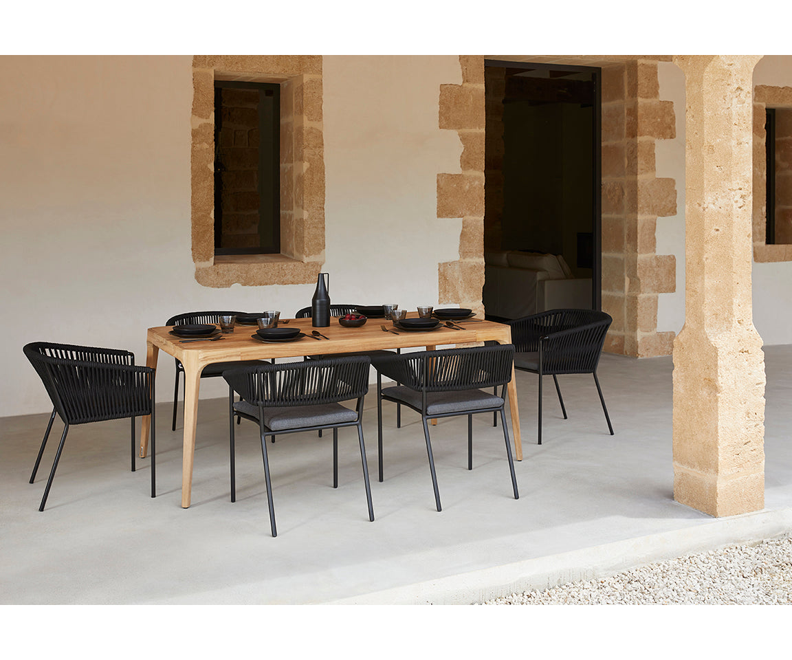 Stylish Weave Outdoor Dining Armchair by Point | Casa Design Group