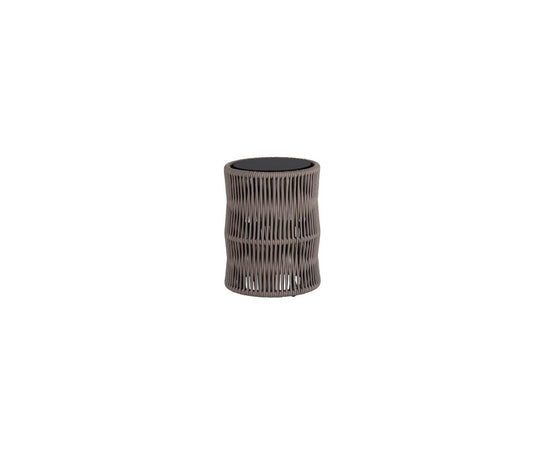 High End Weave Round Corner Table by Point 1920 Casa Design Group
