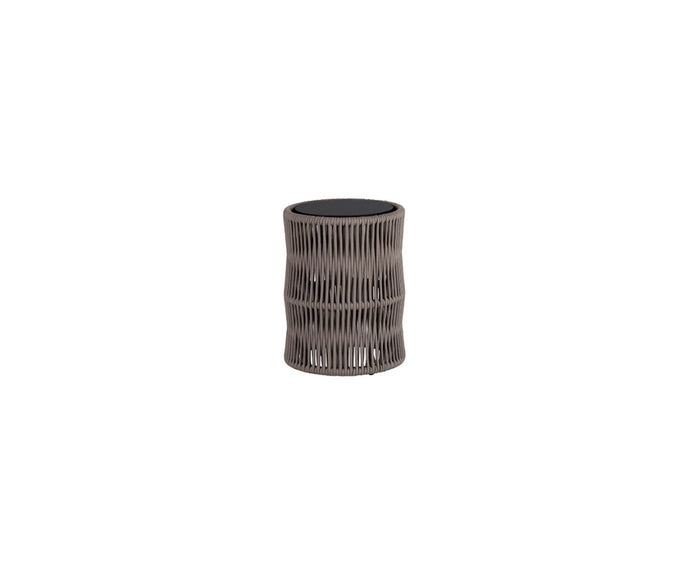 High End Weave Round Corner Table by Point 1920 Casa Design Group