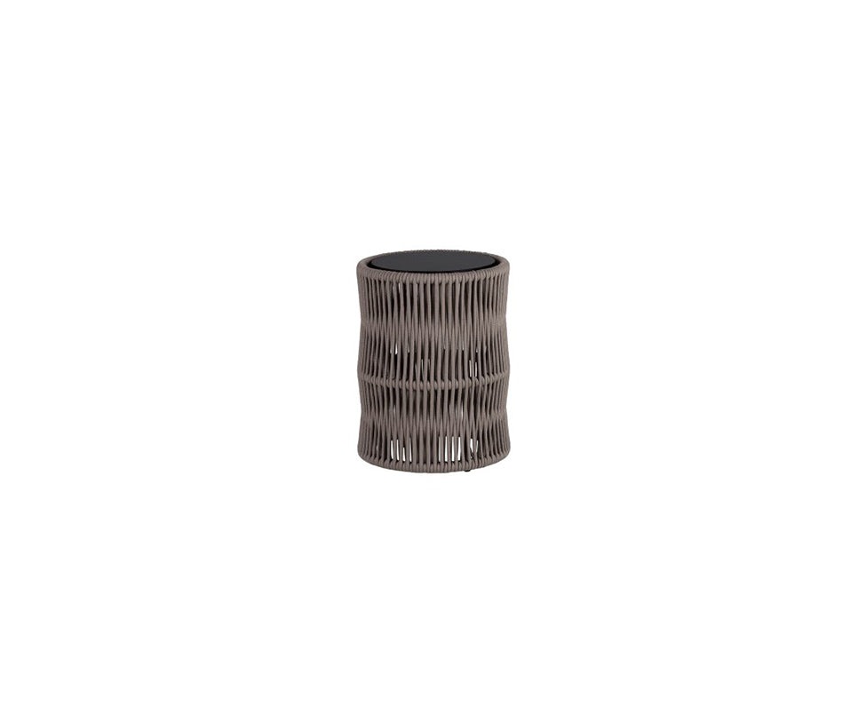 High End Weave Round Corner Table by Point 1920 Casa Design Group