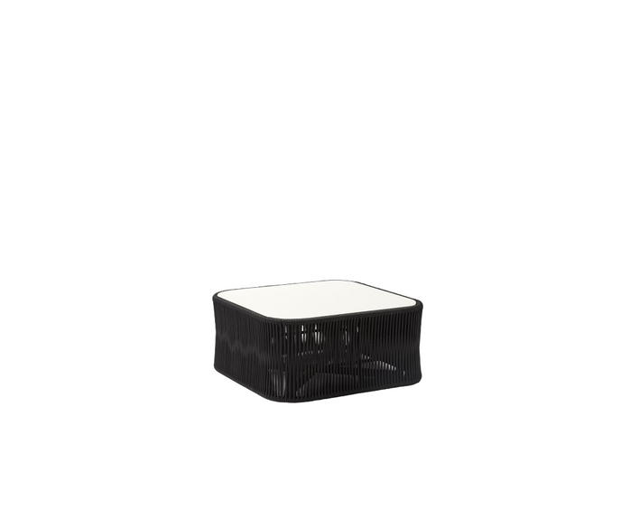 High End Weave Square Coffee Table by Point 1920 Casa Design Group