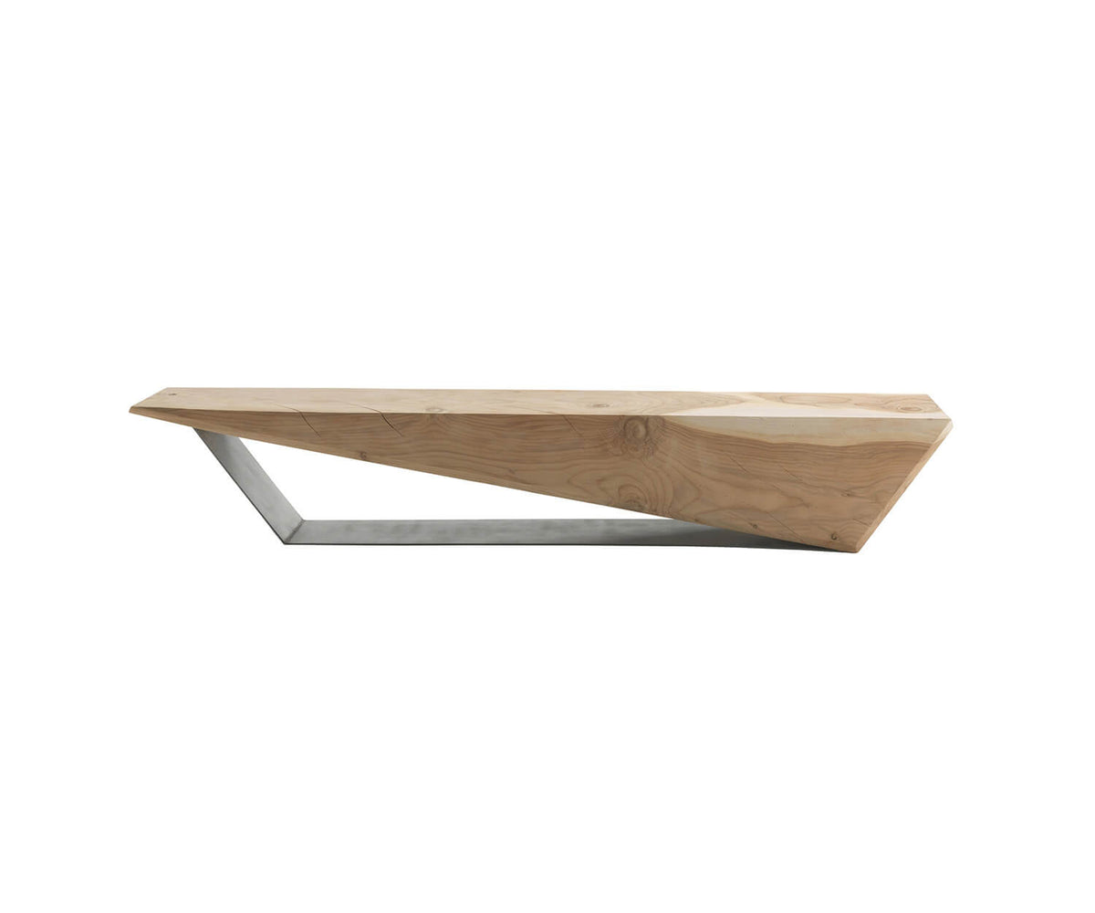 High End Wedge Bench by Riva 1920 Casa Design Group
