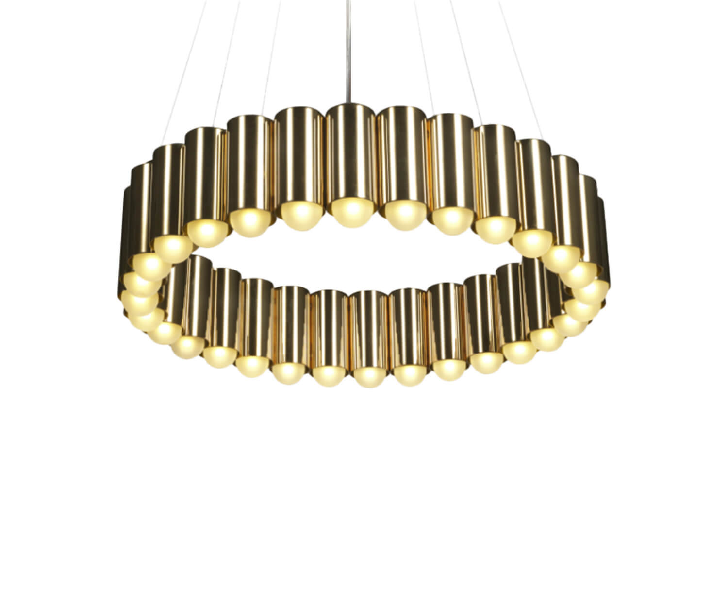 High end Carousel Gold Pendant by Lee Broom Casa Design