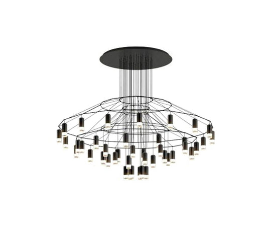 High end Wireflow Chandelier 0376 by Vibia Casa Design