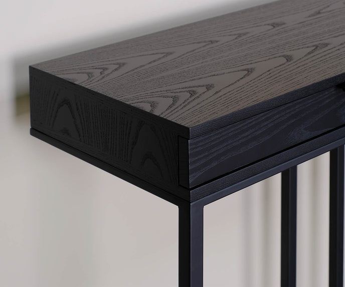 Wishbone 2-Drawer High Table Skram