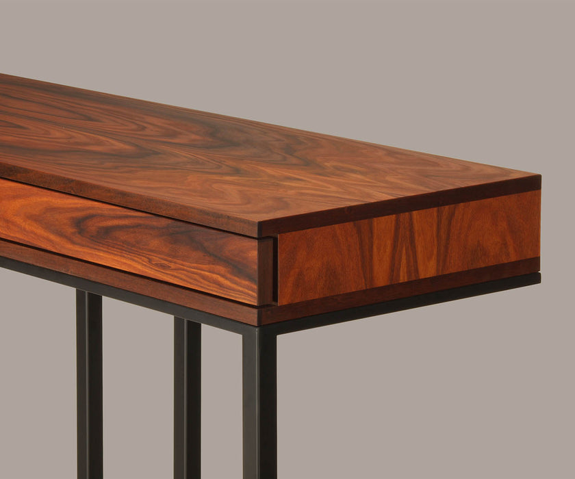 Wishbone 2-Drawer High Table Skram