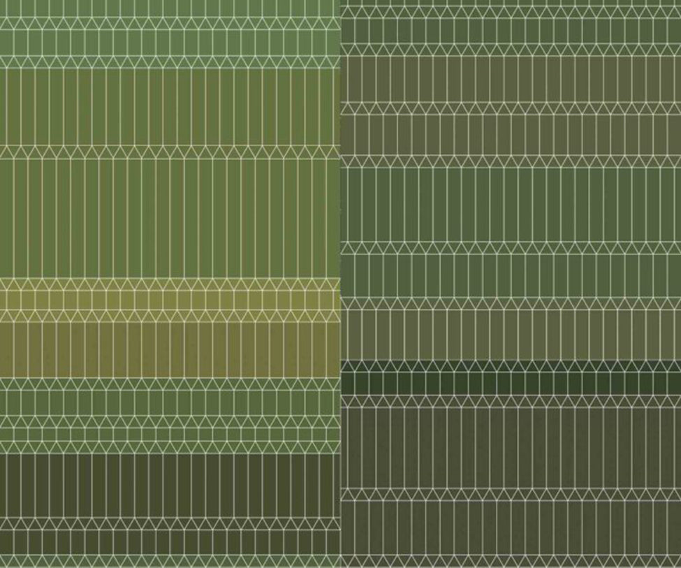 Zigzag Green Broadloom Moooi