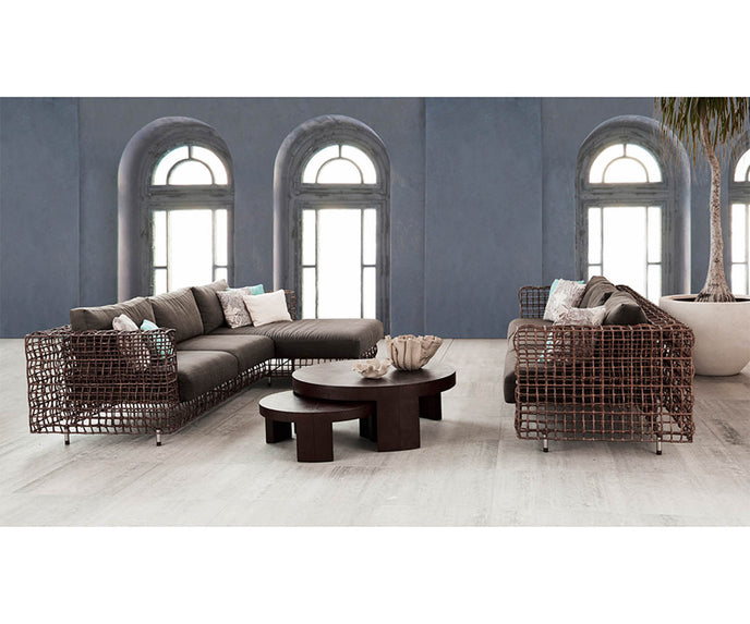 High end Yin & Yang Loveseat by Kenneth Cobonpue Casa Design