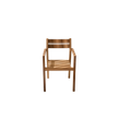 Luxury Outdoor Zania 001 Dining Chair by Roda made of Iroko Wood | Casa Design Group