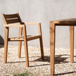 Luxury Outdoor Zania 001 Dining Chair by Roda made of Iroko Wood | Casa Design Group