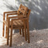 Luxury Outdoor Zania 001 Dining Chair by Roda made of Iroko Wood | Casa Design Group